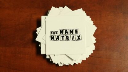 David Garrard and Jim Steinmeyer Present: Alan Wakeling's Name Matrix - Image 2
