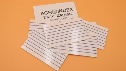 Six Acro Index (3"x5") Dry Erase by Blake Vogt - Image 2