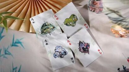 Flower Moon V2 (Lotus Pond) Playing Cards by King Star - Image 3