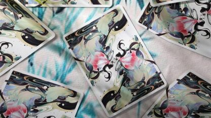 Flower Moon V2 (Lotus Pond) Playing Cards by King Star - Image 4
