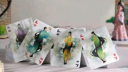 Flower Moon V2 (Lotus Pond) Playing Cards by King Star - Image 5
