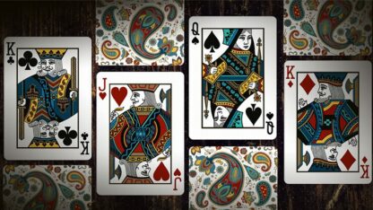 Paisley Poker Mini Playing Cards by Dutch Card House Company - Image 3