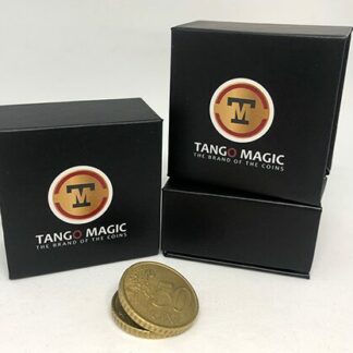 Expanded Shell Coin (50 Cent Euro, Steel Back) by Tango Magic - Trick (E0005)