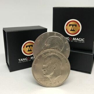 Slippery Expanded Shell Eisenhower Dollar (D0090) by Tango - Trick