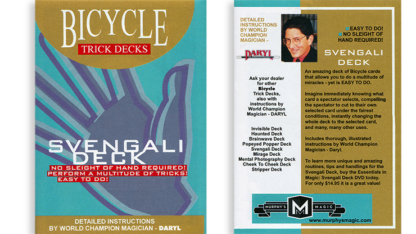 Svengali Deck Mandolin Bicycle (Red)