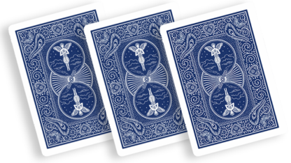 Svengali Deck Mandolin Bicycle (Blue) - Image 2