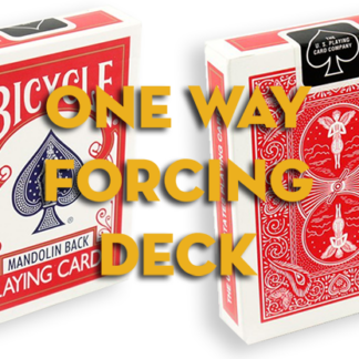 Assorted Mandolin Red One Way Forcing Deck (assorted values)