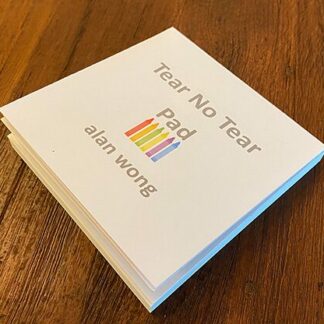No Tear Pad (Small, 3.5 X 3.5, Tear/No Tear Alternating) by Alan Wong - Trick
