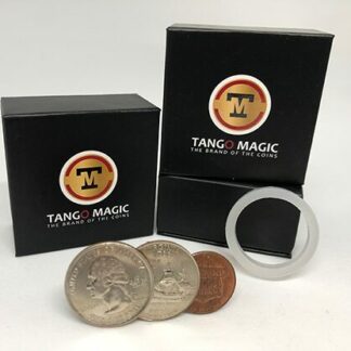 Locking Trick 61 cents (2 Quarters, 1 Dime, 1 Penny) by Tango - Trick (D0130)