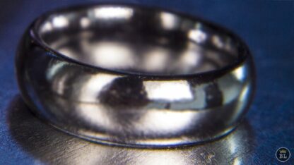 Ash and Ember Silver Curved Size 9 (2 Rings) by Zach Heath  - Trick - Image 2