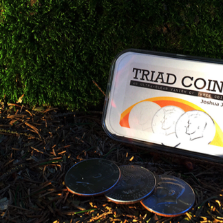 Triad Coins (Half Dollar) by Joshua Jay and Vanishing Inc.