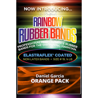 Joe Rindfleisch's Rainbow Rubber Bands (Daniel Garcia - Orange Pack  ) by Joe Rindfleisch - Trick