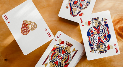 DKNG (Red Wheel) Playing Cards by Art of Play - Image 3