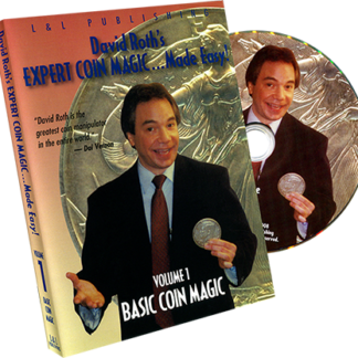 David Roth's Expert Coin Magic Made Easy Vol 1 (Basic) - DVD
