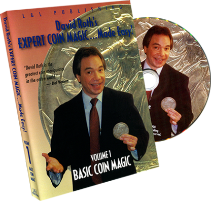 David Roth's Expert Coin Magic Made Easy Vol 1 (Basic) - DVD