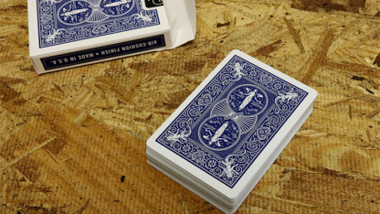 Bicycle Maiden Back (Blue) by US Playing Card Co - Image 3