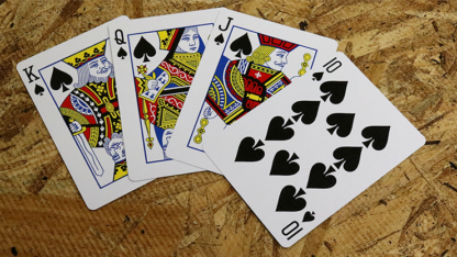 Bicycle Maiden Back (Blue) by US Playing Card Co - Image 6