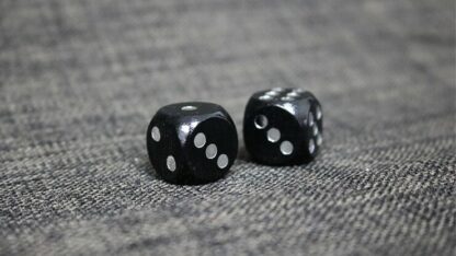 Loaded Dice (Weighted, Wood, Black) - Tricks - Image 2