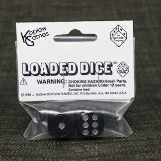 Loaded Dice (Weighted, Wood, Black) - Tricks