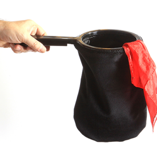 Change Bag Velvet REPEAT WITH ZIPPER (All Black) by Bazar de Magia - Tricks