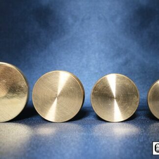 Nested Coin Box Brass (4) by Mr. Magic - Trick