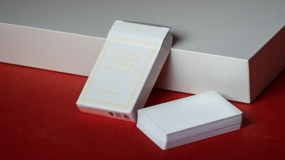 Magic Notebook Deck - Limited Edition (White) by The Bocopo Playing Card Company - Image 2