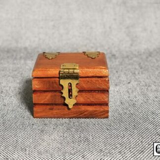 Quarter Go Box (Teak) by Mr. Magic - Trick