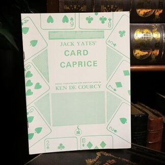 Jack Yates' Card Caprice by Ken de Courcy - Book