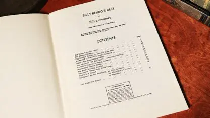 Billy Benbow's Best by Bill Lainsbury - Book - Image 2