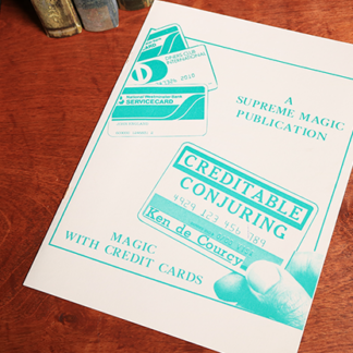 Creditable Conjuring by Ken de Courcy - Book