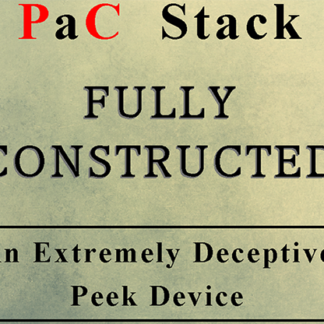 PaC Stack: Fully Constructed (Gimmicks and Online Instructions) by Paul Carnazzo - Trick