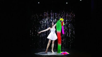 Rainbow Silk Fountain Streamer by Yan Yan Ma and Magiclism - Trick - Image 3