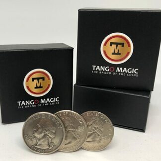 Triple TUC Quarter (D0182) Gimmicks and Online Instructions by Tango - Trick