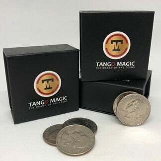 Perfect Shell Coin Set Quarter Dollar (Shell and 4 Coins D0200) by Tango Magic - Trick
