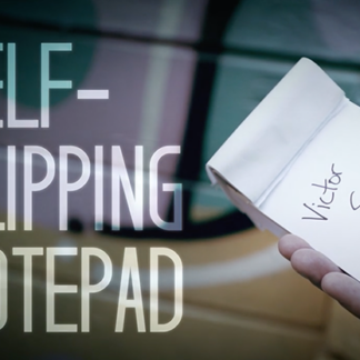 Self-Flipping Notepad (DVD and Gimmick) by Victor Sanz - DVD