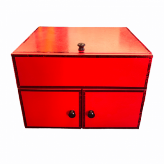 Drop Down Mirror Box (Large/Red) by Ickle Pickle - Trick
