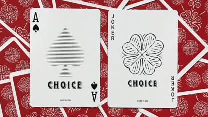 Choice Cloverback (Red) Playing Cards - Image 4