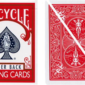 Split Pop Eyed Popper Deck Bicycle (Red)
