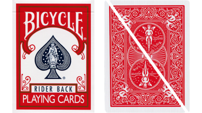 Split Pop Eyed Popper Deck Bicycle (Red)