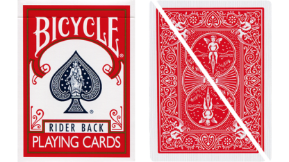 Split Pop Eyed Popper Deck Bicycle (Red)