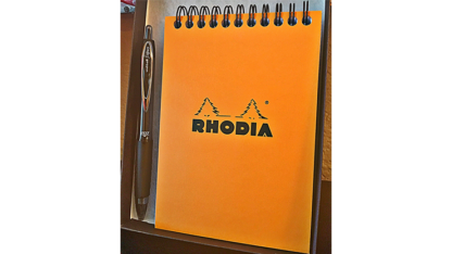 SvenPad® Elegance Rhodia® Edition (Single, Orange Cover) - Trick - Image 3