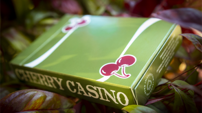 Cherry Casino (Sahara Green) Playing Cards by Pure Imagination Projects - Image 2