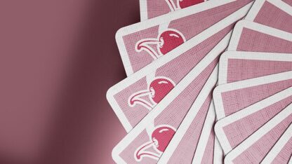 Cherry Casino (Flamingo Quartz Pink) Playing Cards By Pure Imagination Projects - Image 3