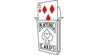 Cardiographic Lite RED CARD 5 of Diamonds Refill by Martin Lewis - Trick - Image 2