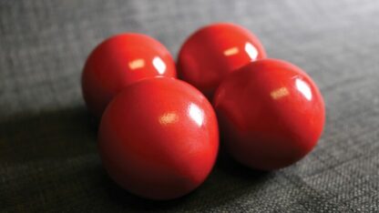 Wooden Billiard Balls (1.75" Red) by Classic Collections - Trick - Image 2