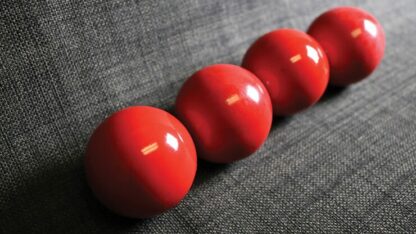 Wooden Billiard Balls (1.75" Red) by Classic Collections - Trick - Image 3