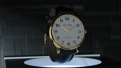 Infinity Watch V3 - Gold Case White Dial / PEN Version (Gimmick and Online Instructions) by Bluether Magic - Trick - Image 2