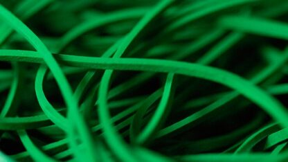 Joe Rindfleisch's SIZE 16 Rainbow Rubber Bands (Marcus Eddie - Green Pack  ) by Joe Rindfleisch - Trick - Image 2