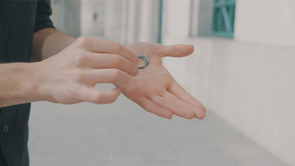 CYCLIC RING (Black Gimmick and Online Instructions) by Rodrigo Romano - Trick - Image 2