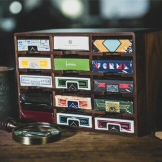 Wooden Playing Cards Cabinet (15 Deck Case) by TCC - Trick